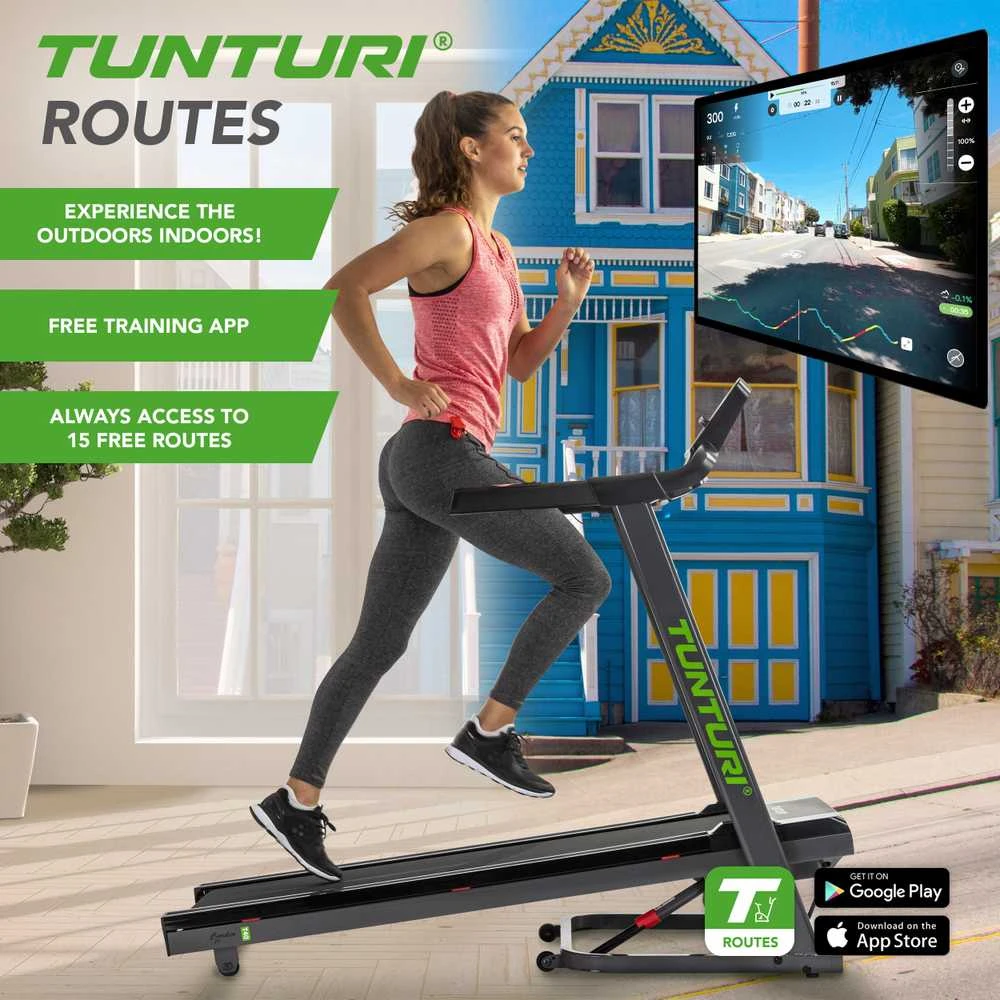Bėgimo takelis TUNTURI Cardio Fit T40 + App