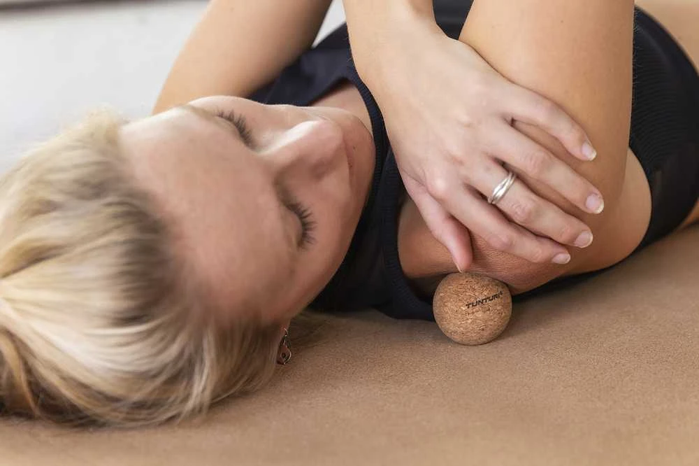 Masažinių kamuoliukų rinkinys TUNTURI Cork Ball