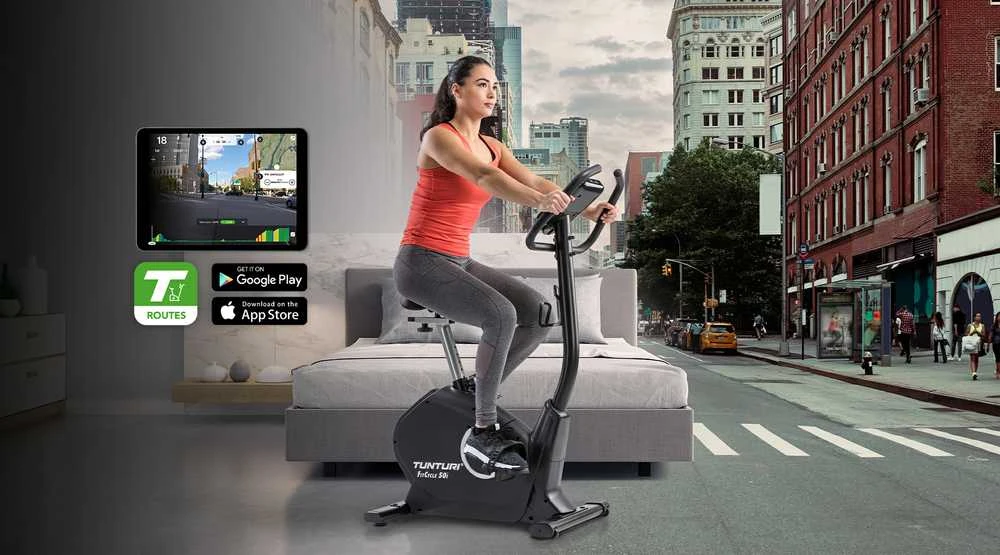 Dviratis treniruoklis TUNTURI FitCycle 50i + App