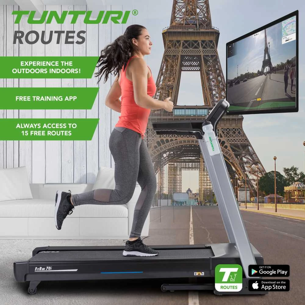 Bėgimo takelis TUNTURI FitRun 70i + App