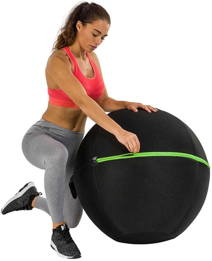 Apvalkalas gimnastikos kamuoliui TUNTURI 65-75cm (Diametras: 75 cm)