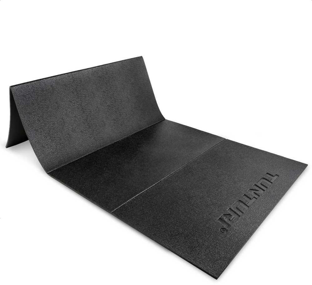 Sportinis kilimėlis Tunturi Outdoor Fitness Mat PVC, 121 x 60 x 0,6 cm, juodas