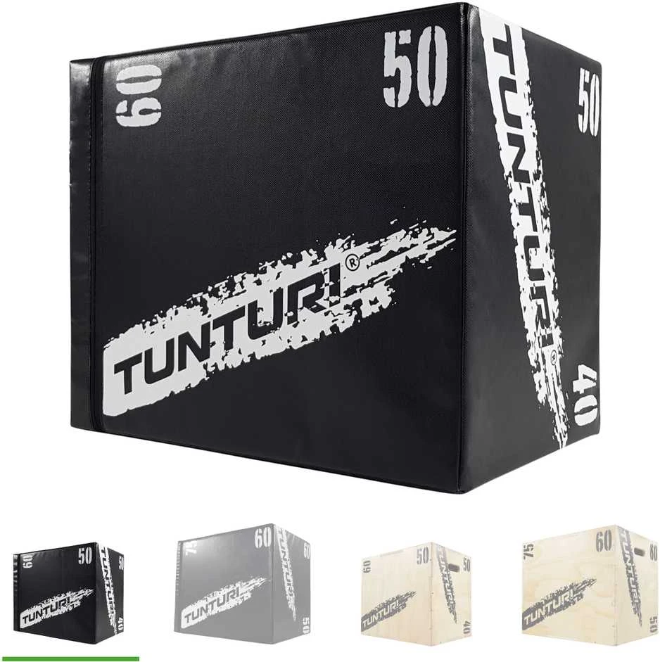 Medinė / EVA platforma TUNTURI PlyoBox Soft 40/50/60 cm