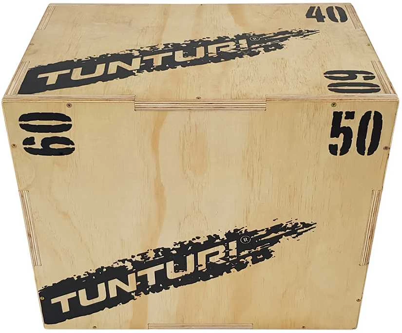 Medinė platforma TUNTURI PlyoBox 40/50/60 cm