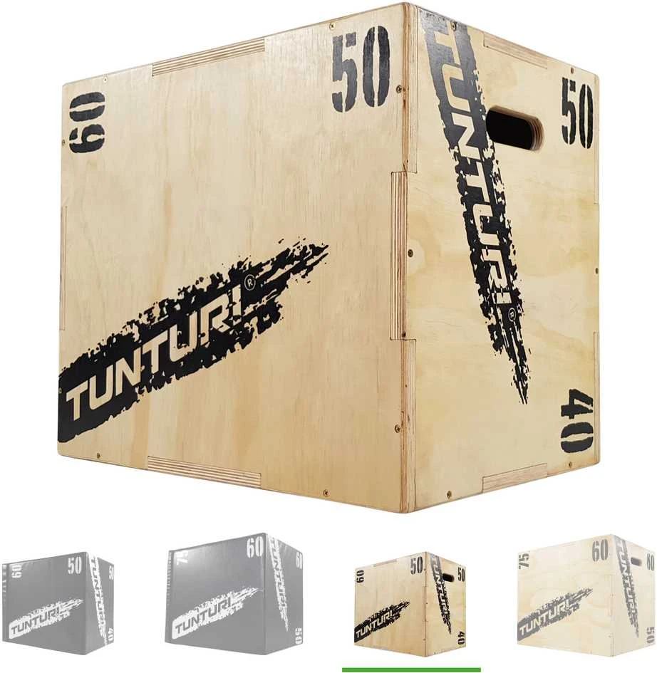 Medinė platforma TUNTURI PlyoBox 40/50/60 cm