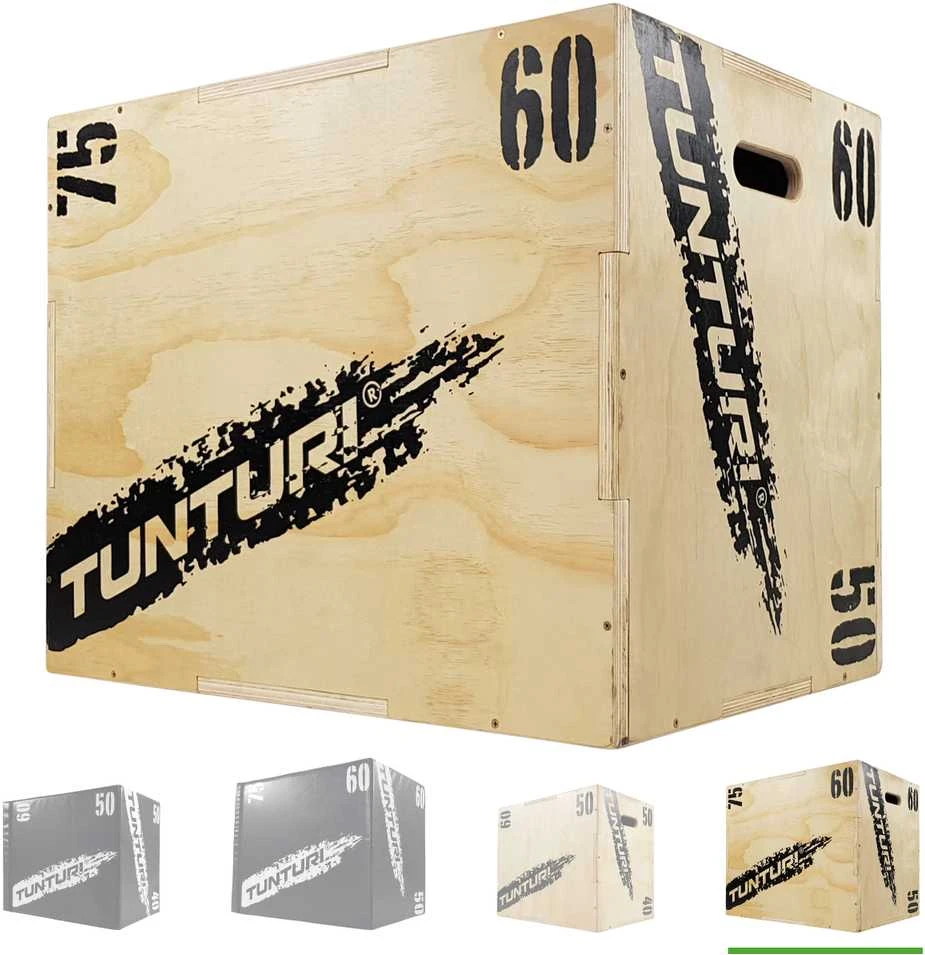 Medinė platforma TUNTURI PlyoBox 50/60/75 cm