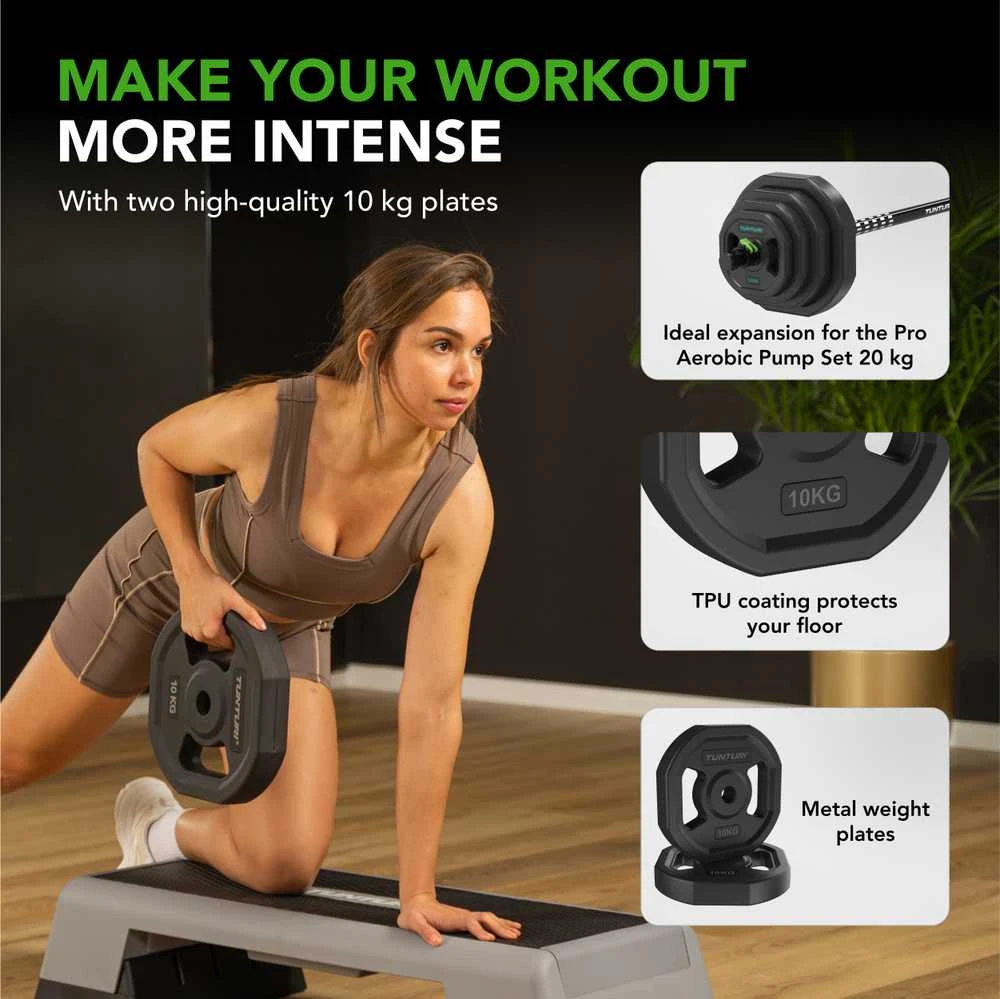 Tunturi Pro Aerobic Pump Plate, 10kg, TPU