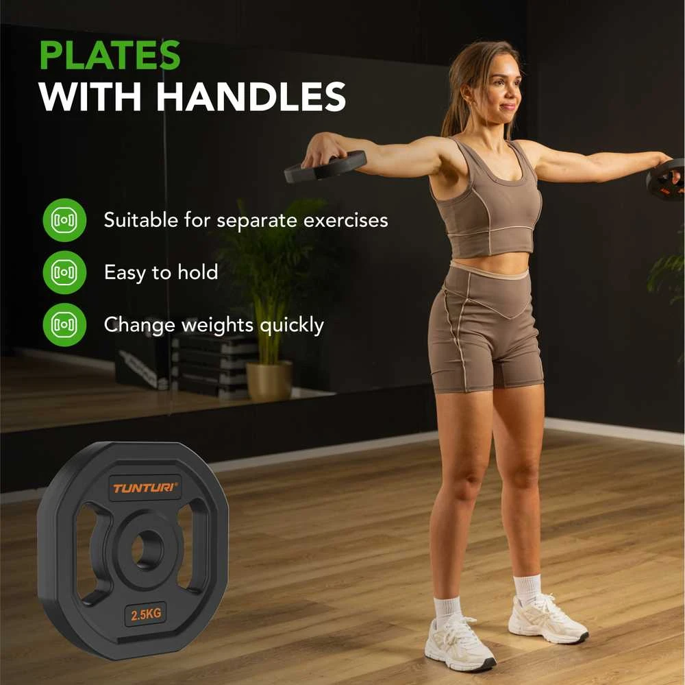 Kūno pompų rinkinys Tunturi Pro aerobinis pompų rinkinys, 20 kg, TPU