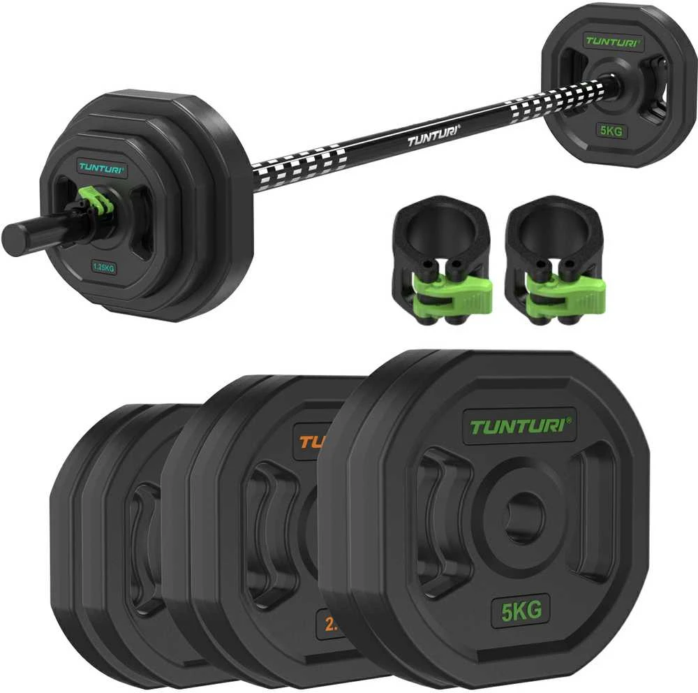 Kūno pompų rinkinys Tunturi Pro aerobinis pompų rinkinys, 20 kg, TPU