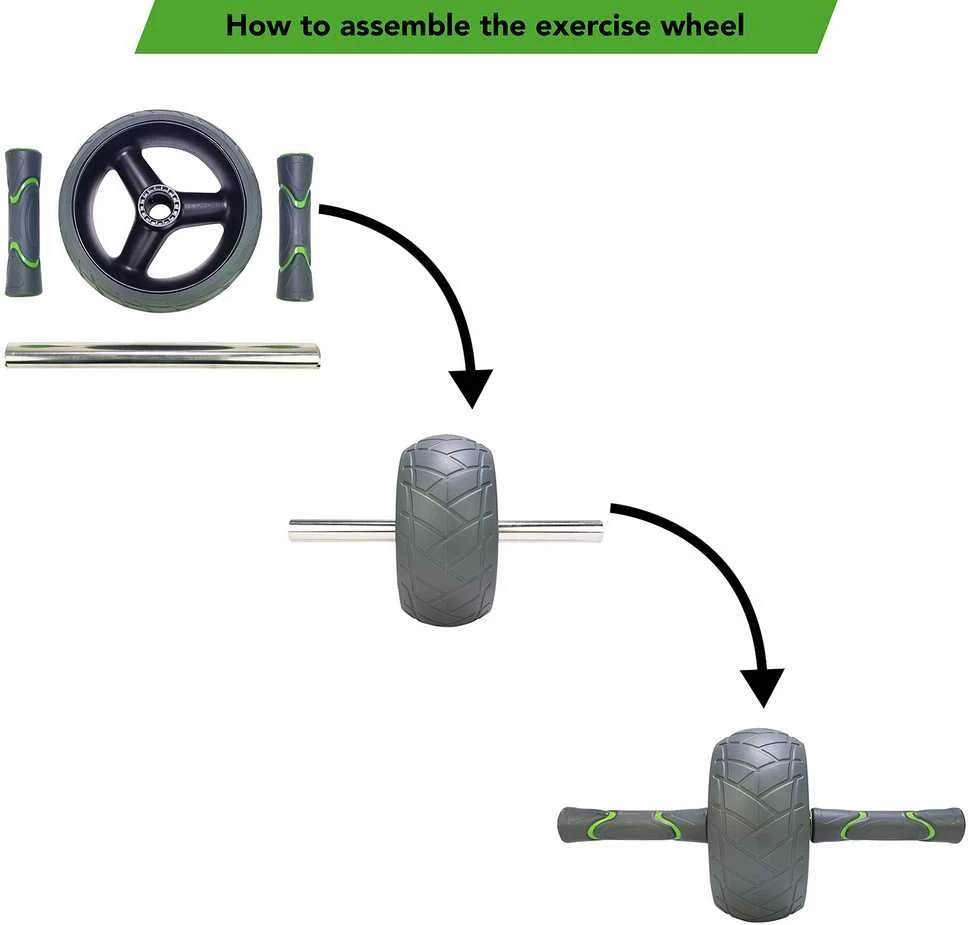 Gimnastikos ratukas TUNTURI PRO WHEEL DELUXE