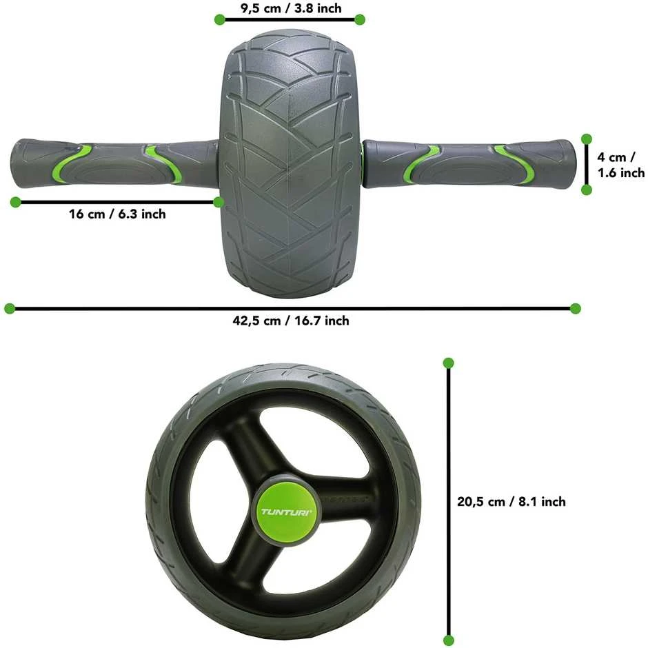 Gimnastikos ratukas TUNTURI PRO WHEEL DELUXE