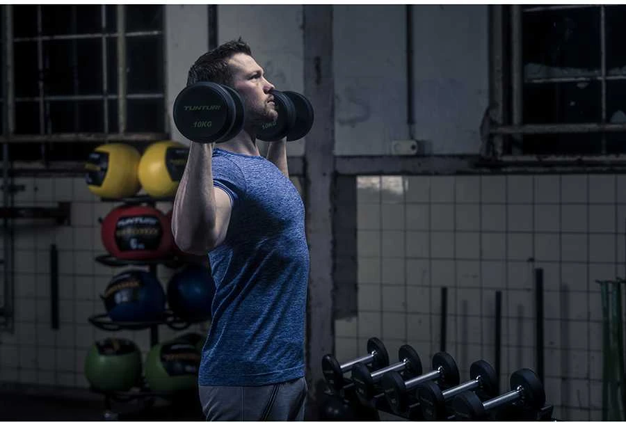 Hantelių komplektas TUNTURI PU 14-32 KG