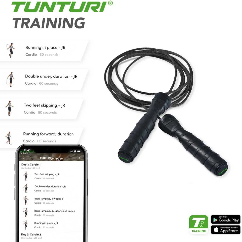 Šokdynė Tunturi Weighted Pro Jumprope