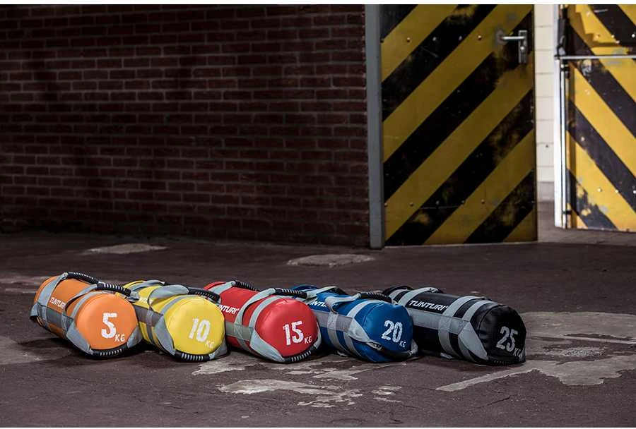 Jėgos maišas TUNTURI Strengthbag 5-25kg (Svoris: 10 kg)