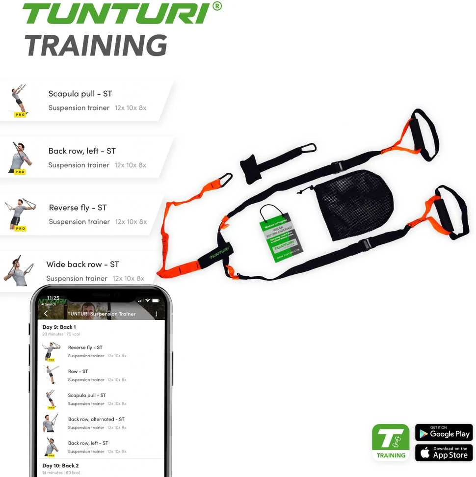 Funkcinis treniruoklis TUNTURI Sling Trainer