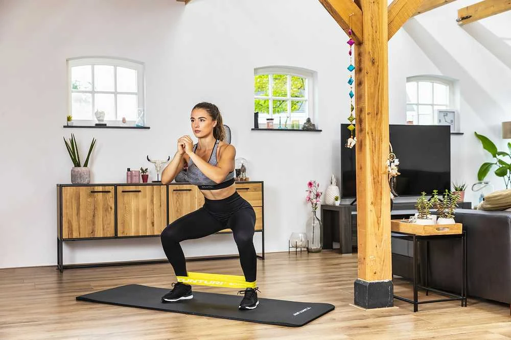 Mini treniruočių juostos TUNTURI CENTURI TEXTILE RESISTANCE BAND RINKINYS, 3 vnt.