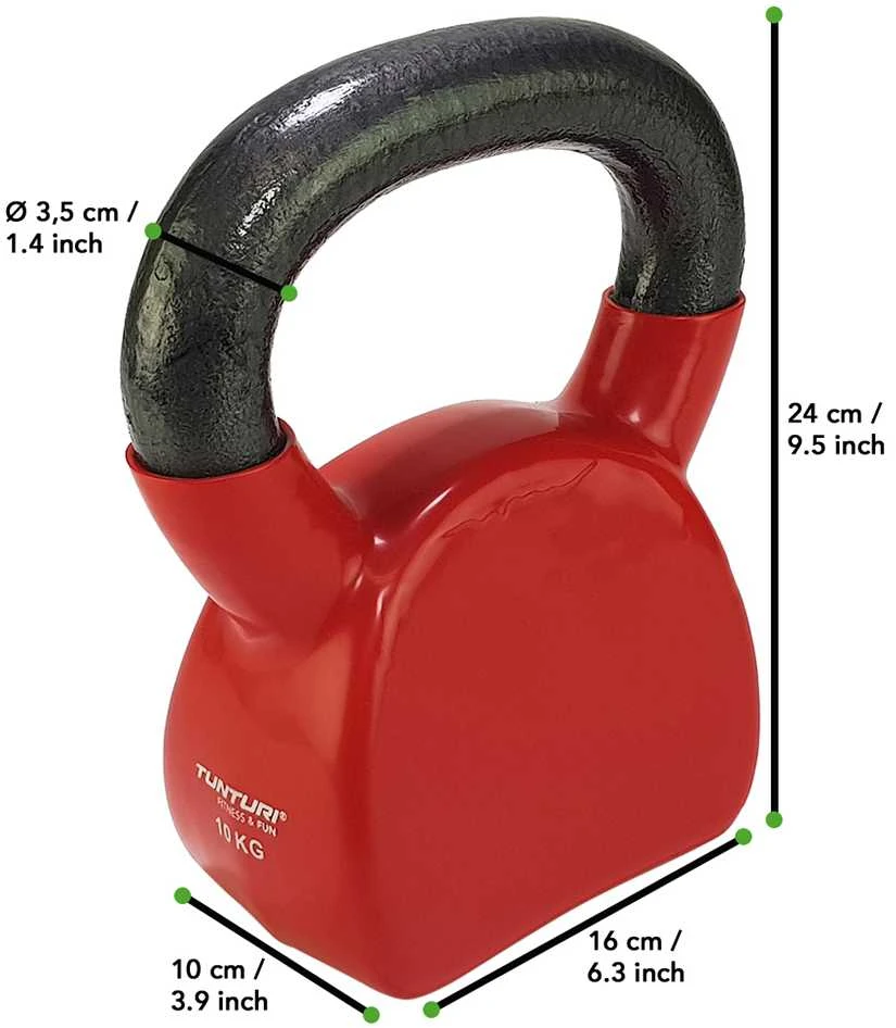 Svarstis (gyra) TUNTURI Vinyl 4-16kg (Svoris: 10 kg)