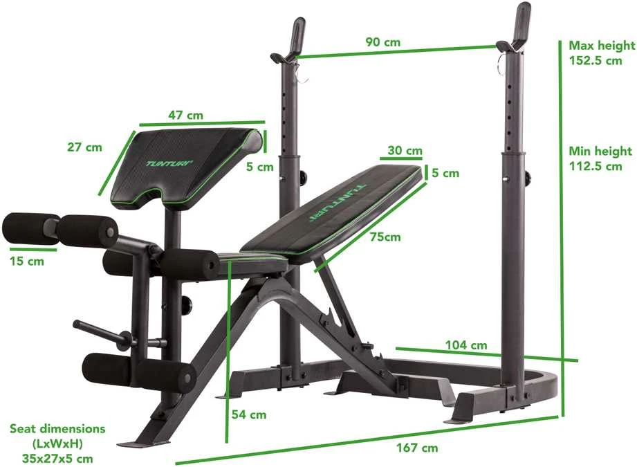 Multifunkcinis suoliukas TUNTURI Weight Bench WB50