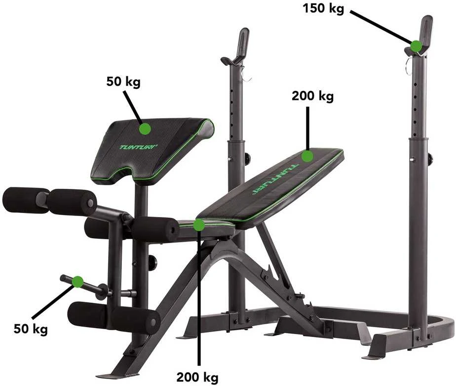Multifunkcinis suoliukas TUNTURI Weight Bench WB50