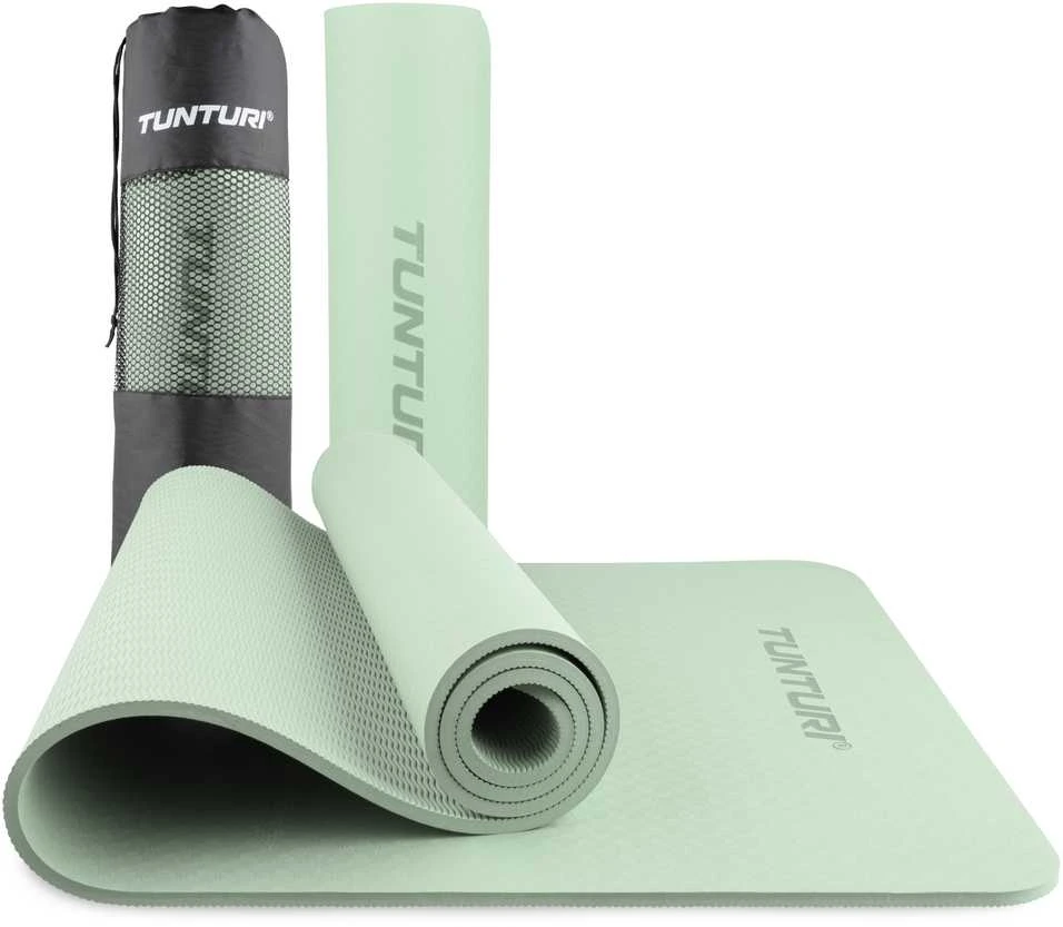 Jogos kilimėlis TUNTURI YOGA & FITNESS MAT 8 MM (Spalva: Mint)