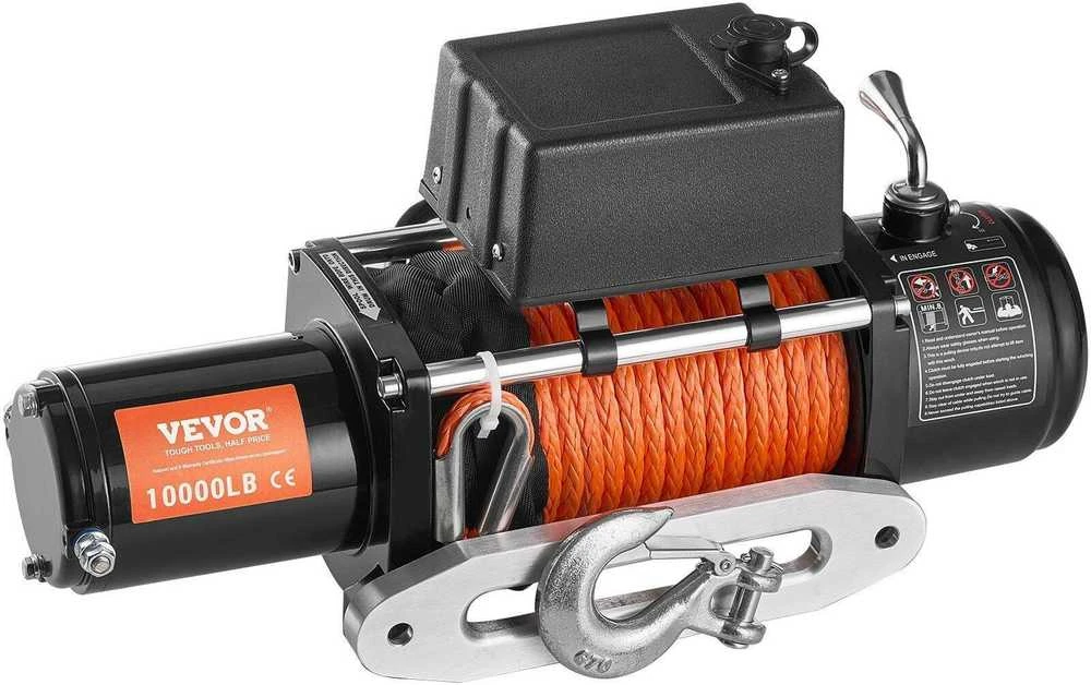 VEVOR Elektrinis gervės krovininis sunkvežimis 4536 kg su sintetiniu lynu
