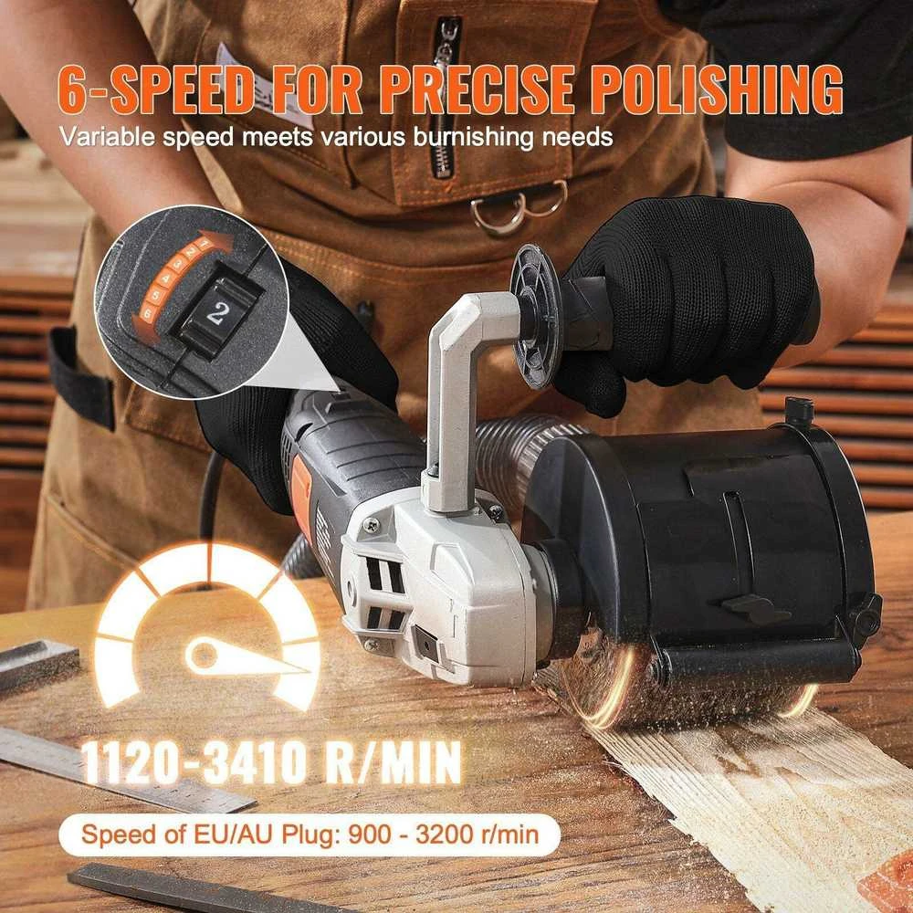 VEVOR Metalo poliravimo mašina 1300W, 6 greičiai