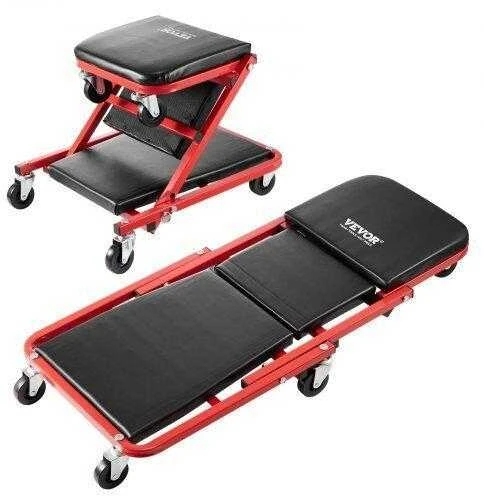 VEVOR Sulankstomas mechaniko stūmamas kėdės ir taburetės derinys