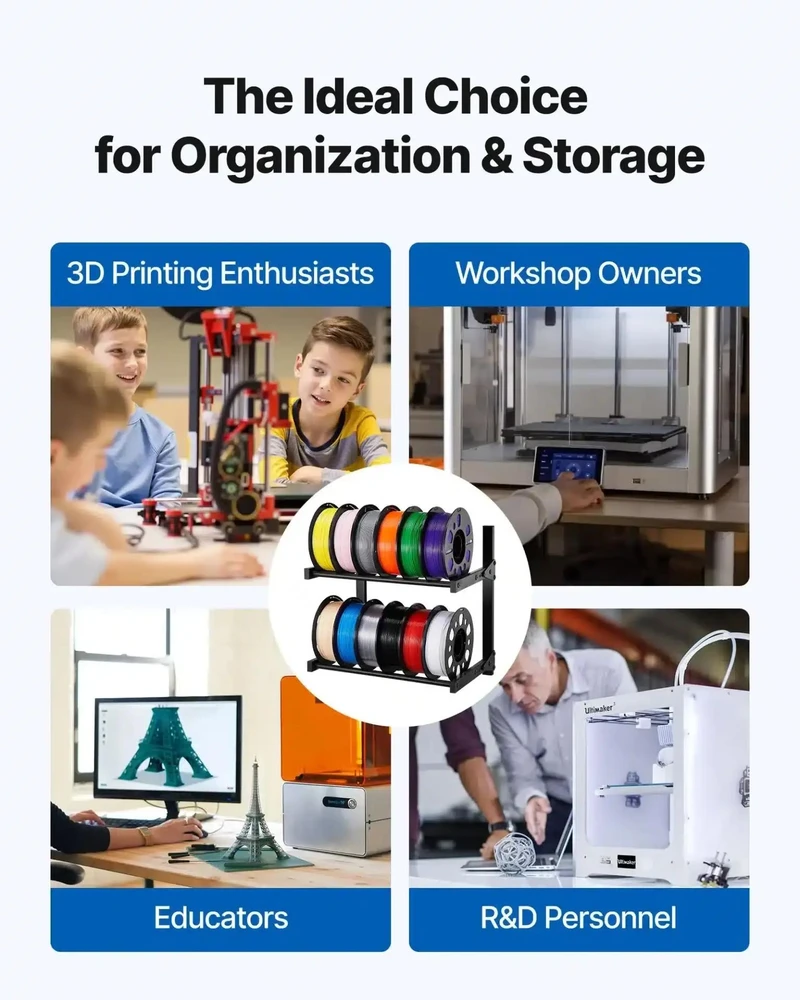 VEVOR Sieninė 3D spausdintuvo ritinių lentyna