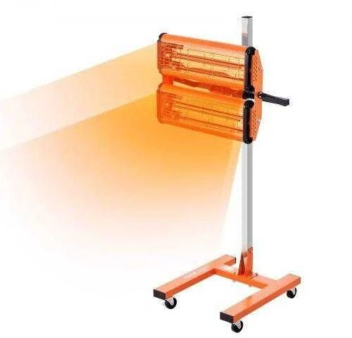 VEVOR 2200W infraraudonųjų spindulių lempa dažų džiovinimui