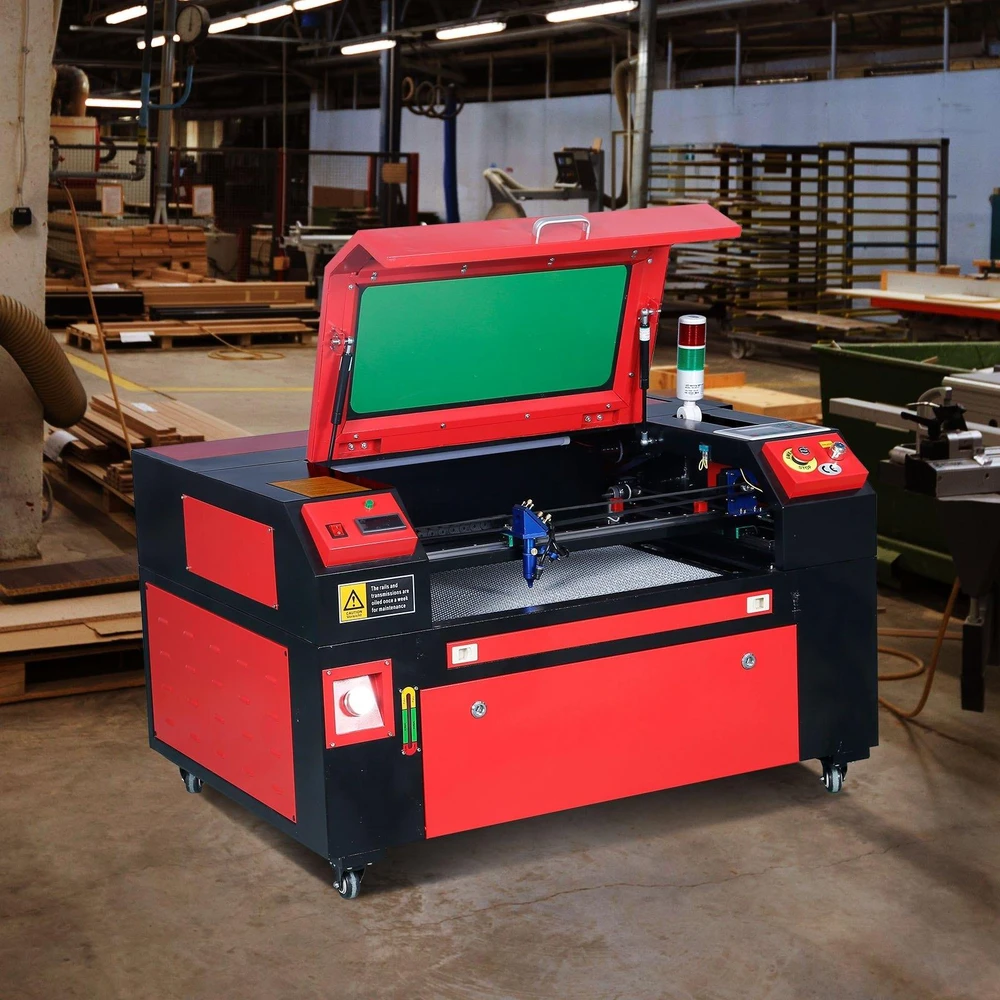 VEVOR 60W CO2 lazerinis graviravimo įrenginys 400x600 mm darbinis stalas