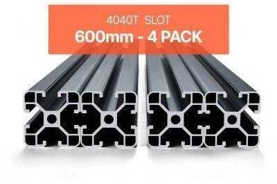VEVOR 4 vnt. T formos 4040 aliuminio profiliai 600 mm