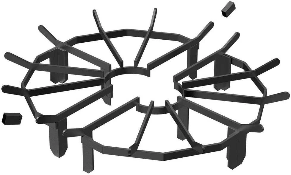 VEVOR Rąstų grotelės 68 cm ketaus plieno