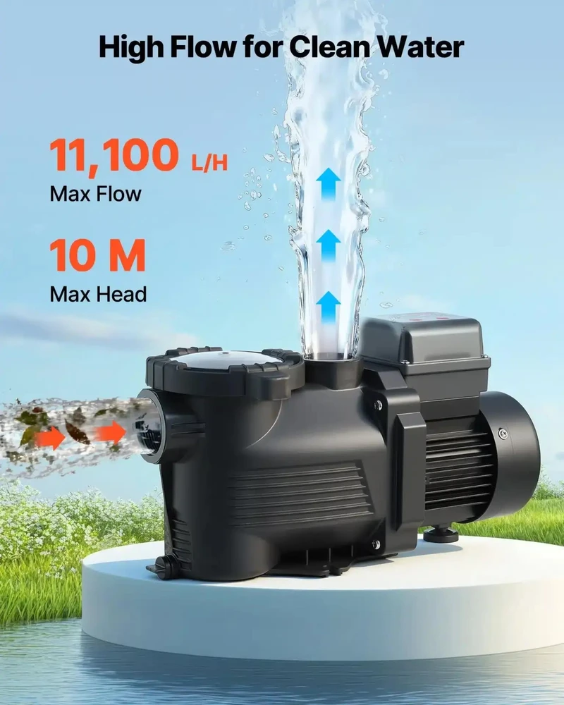VEVOR Baseino siurblys, 400W, didelė galia