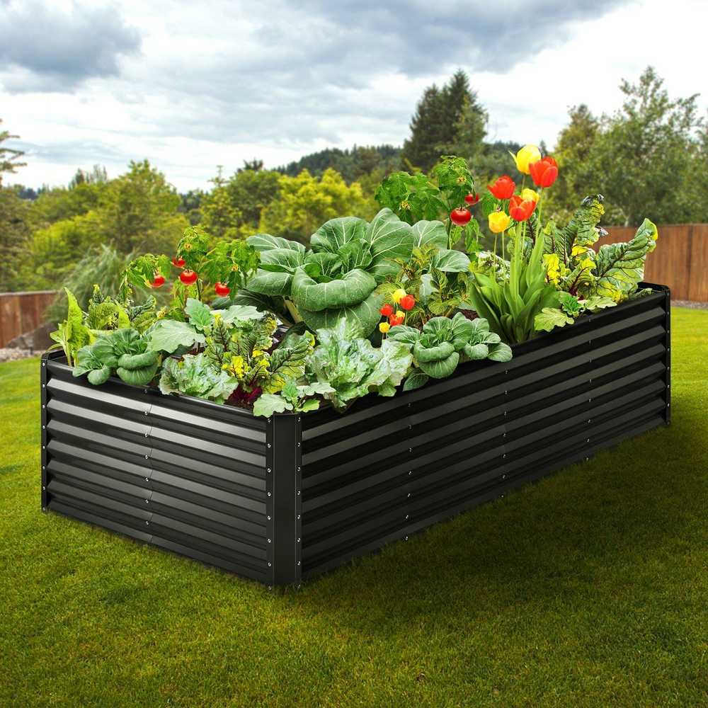 VEVOR Cinkuoto metalo sodinukų dėžė 240x120x60cm