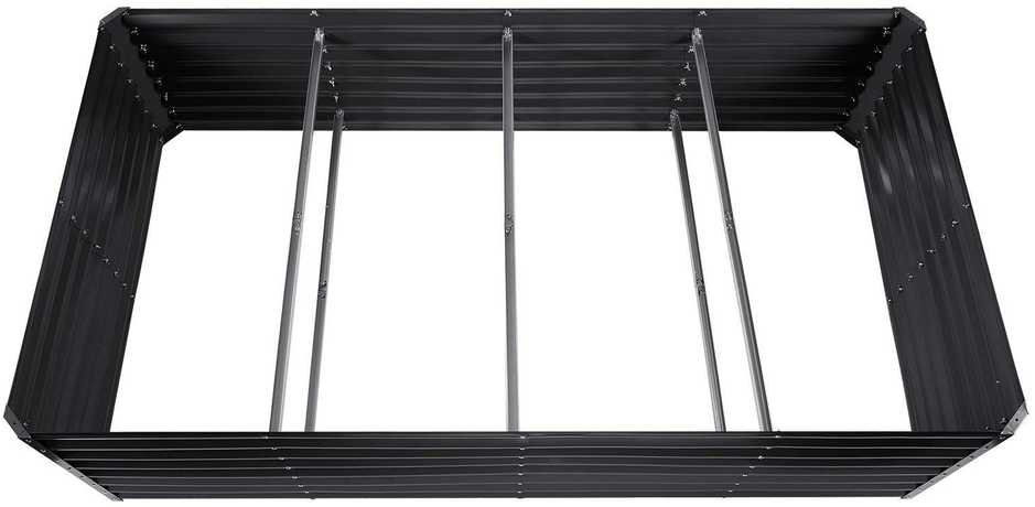 VEVOR Cinkuoto metalo sodinukų dėžė 240x120x60cm