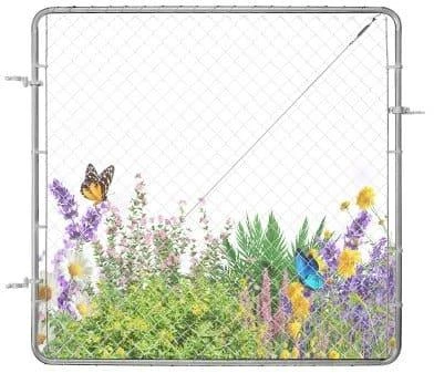VEVOR Tvoros vartai sodo tinklui 92 x 122 cm
