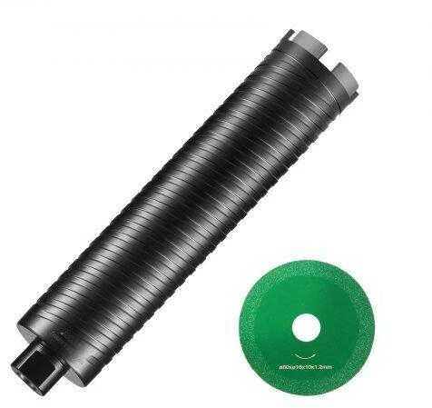VEVOR Deimantinė šerdies grąžto galvutė 63,5 mm, 241 mm gylis