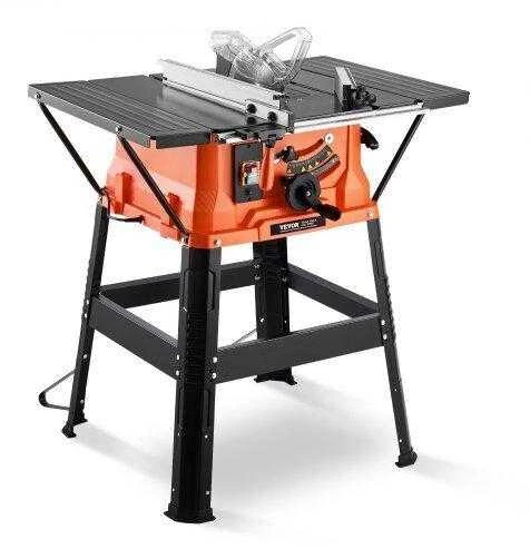 VEVOR Stalinis pjūklas su stovu, 1800 W 254 mm
