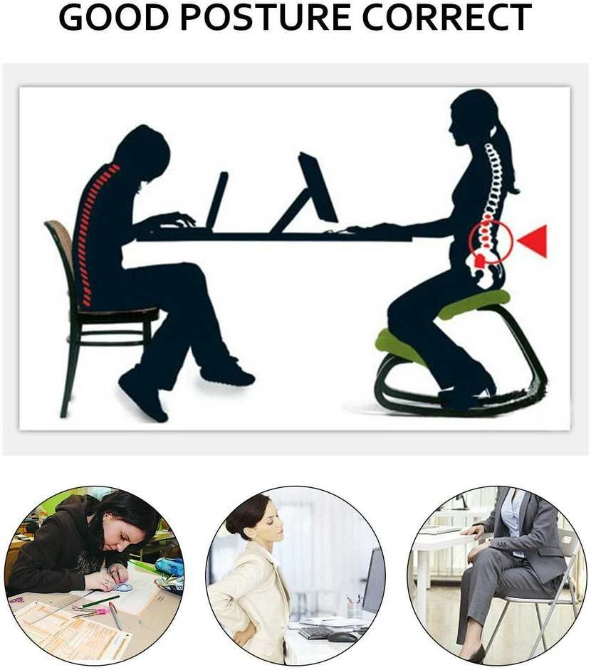 Vevor Ergonomiška kelionės kėdė su atlošu, balta