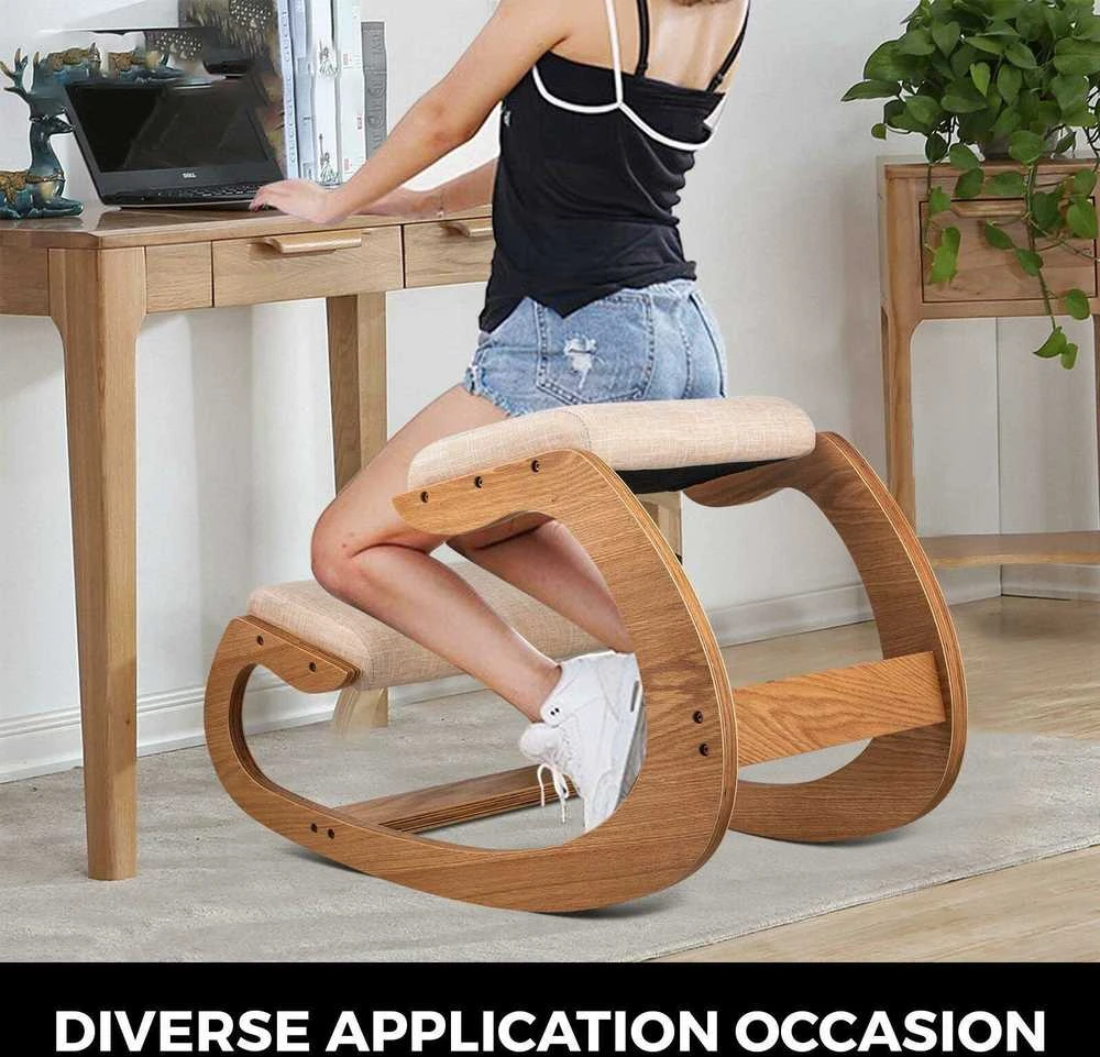 Vevor Ergonomiška kelionės kėdė su atlošu, balta
