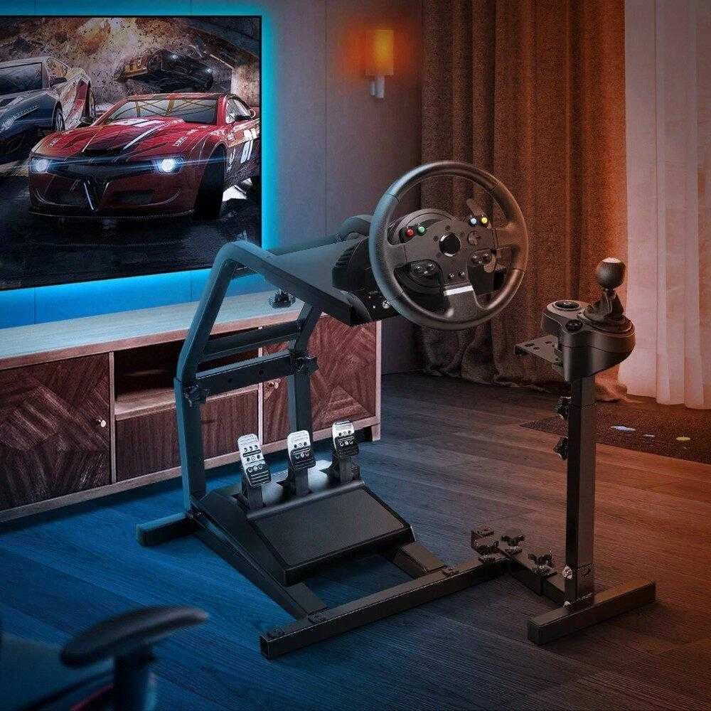 VEVOR Vairų ir pedalų stovas lenktynių simuliatoriui