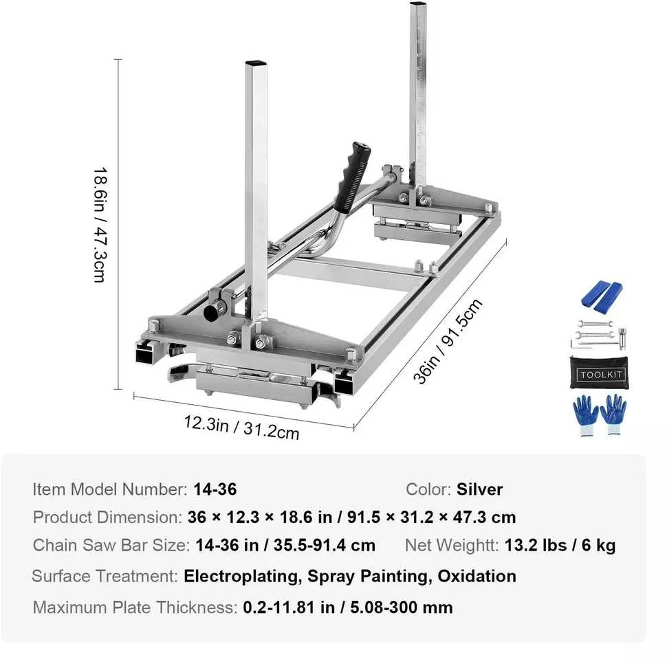 VEVOR Nešiojama pjovimo staklė – 36 cm