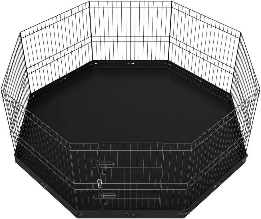VEVOR Šunų maniežas, 8 panelių metalinis maniežas