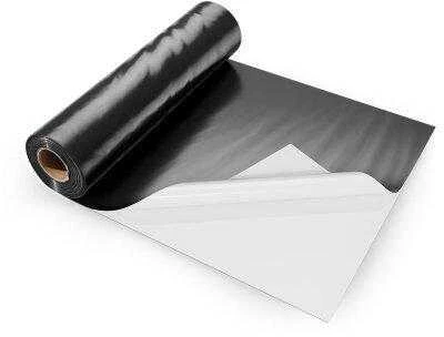 Vevor 10 mil plastiko plėvelės rulonas 10 x 100 FT juoda ir balta