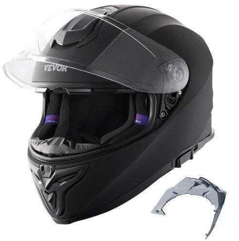 VEVOR Pilno veido motociklininko šalmas su „Bluetooth“ lizdu