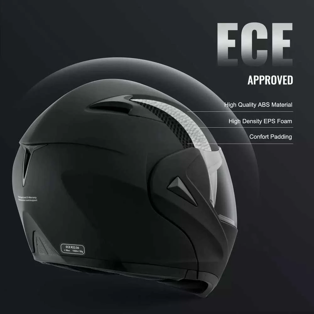 VEVOR Motokroso šalmas su Bluetooth lizdu