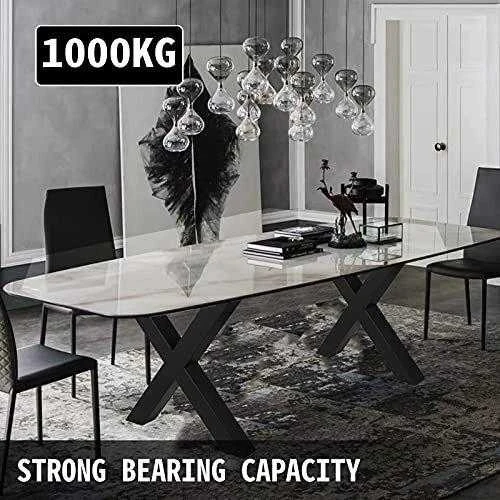 VEVOR Metalinės stalo kojos su X rėmu 72 x 60 cm