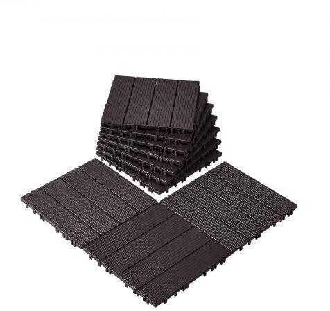 VEVOR Terasos plytelių rinkinys 12x12 cm