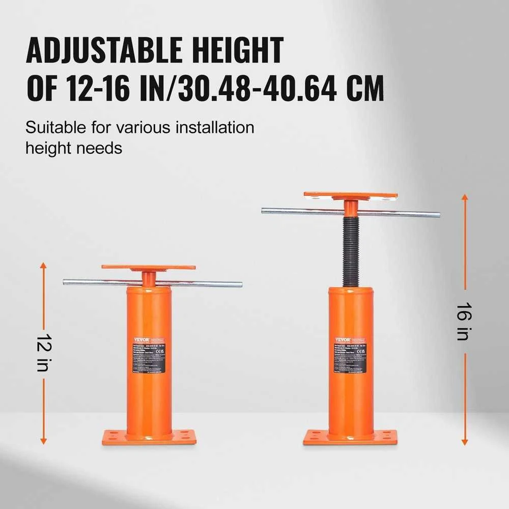 VEVOR Reguliuojamas grindų kėlimo lizdas, aukštis 30–41 cm
