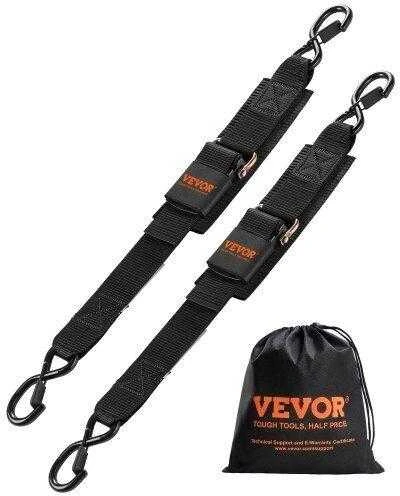 VEVOR Ištraukiamos sagties diržai 5 cm x 60 cm valtims (2 vnt.)